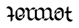 Fermat Ambigram