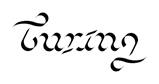 Turing Ambigram